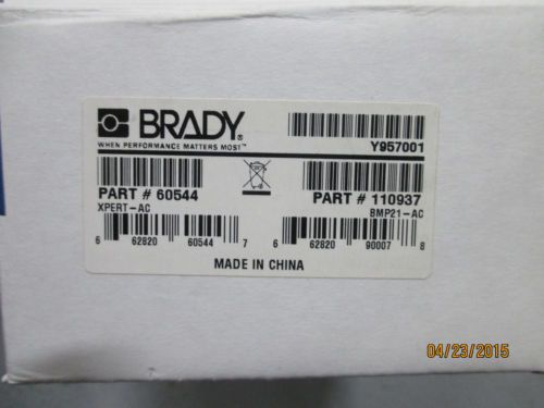 BRADY XPERT-AC IDXPERT™ &amp; LABXPERT™ AC Adapter