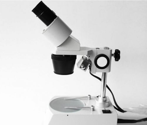30X-60X Binocular Stereo Microscope W/Top and Bottom Light for PCB Inspection