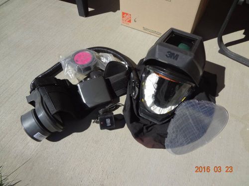 3m welding helmet gvp-137l belt mounted papr with mask and charger l-156 for sale