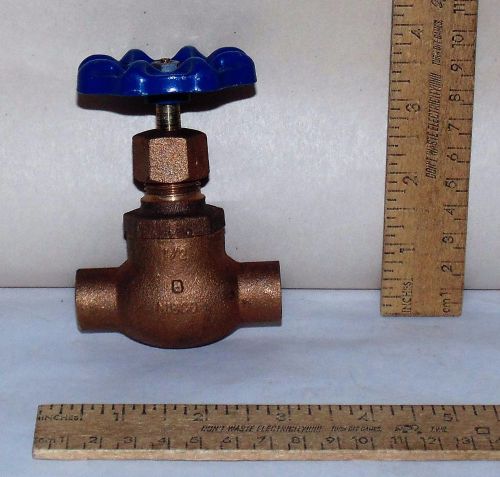 Nibco s-211-y - globe valve - plumbing / steampunk / water flow - used for sale