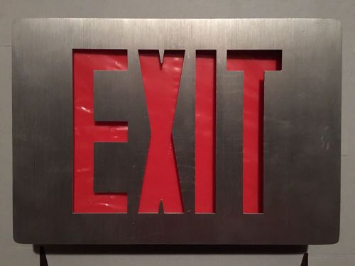 old metal exit sign new (old stock)