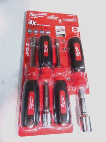 Milwaukee 48-22-2404, hollow shaft nut driver set,(4) pc.~new,unopened #m42016 for sale