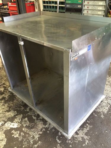 STAINLESS STEEL DOUBLE  CART ON CASTERS