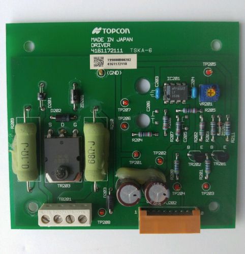 Topcon CT- 60 Computerized Tonometer Driver board