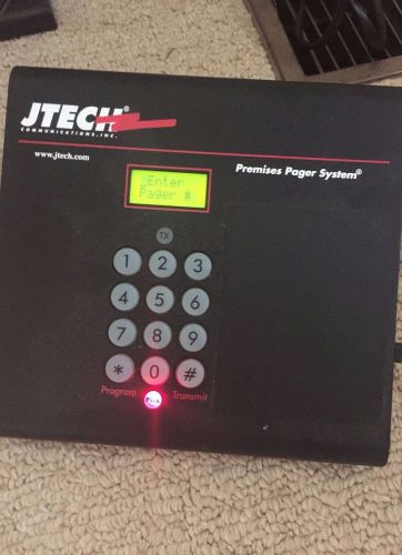 Jtech Premises Pager System Transceiver WITH NO CHARGER