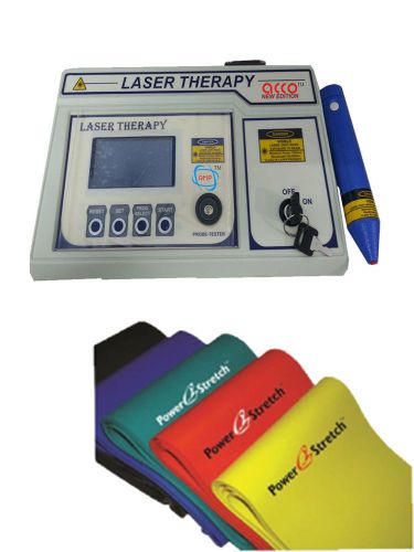 acco combo offer of Laser Therapy Electrotherapy Unit and Power Stretch Band