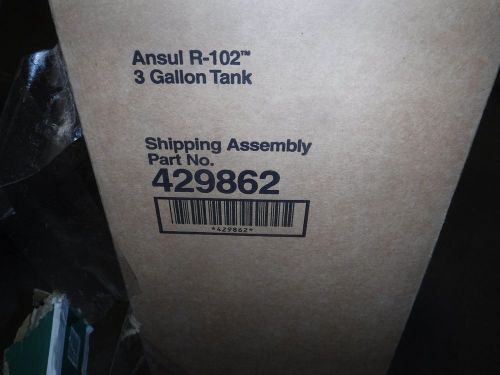 Ansul R-102 3 Gallon Liquid Agent Restaurant Fire Supression Tank skd88