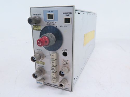 Tektronix 5A21N Differential ANPL  Module Plug In