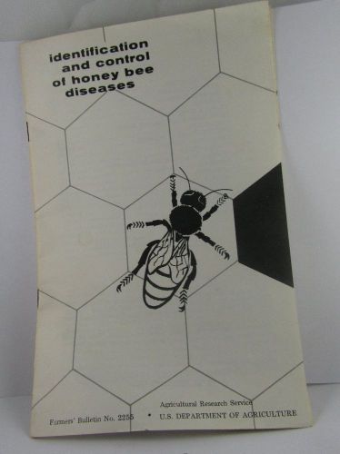 1977 Identification and control of Honey Bee diseases US Agriculture Pamphlet