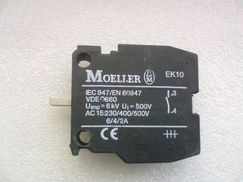Moeller VDE0660 IEC947 / EN60947 AC230/400/500V 6/4/2A  = 1pcs