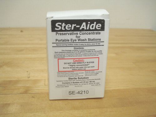 Ster-Aide SE-4210 Eyewash Station Preservative Concentrate, 4 Treatments |(64B)