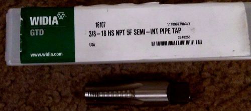 WIDIA GTD 16107 3/8 - 18 NPT INT PIPE TAP