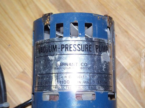 Vacuum Pressure Pump Barnant Co. Model 400-1911