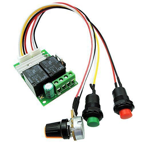 Unique goods -dc motor speed controller pwm speed adjustable reversible button for sale