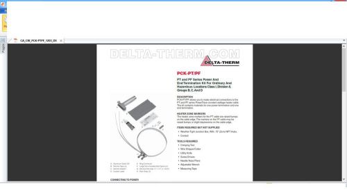 Delta-Therm Power Connection Kit CW Series PCK-PT_PF