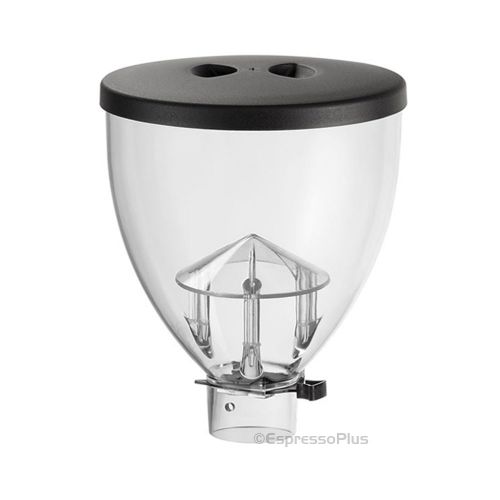 Mazzer Mini Standard Size Replacement Hopper with Lid &amp; Sliding Gate - OEM