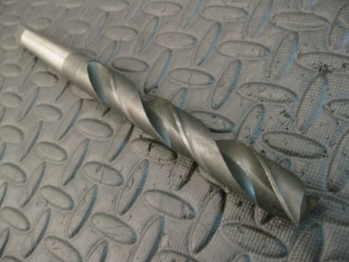 25/32&#034; #2MT Shank Drill w Tip ground for Flat Bottom, Cleveland Forge