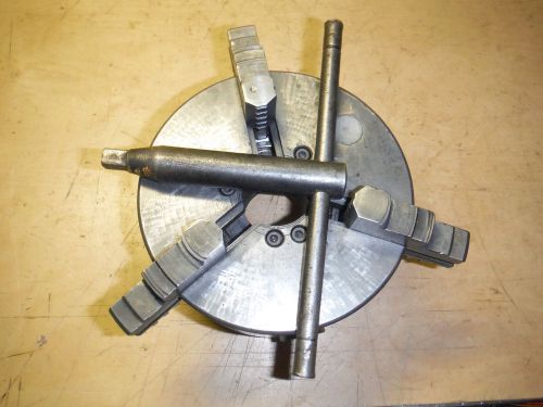METAL LATHE 3 JAW CHUCK  WITH KEY AND D1-4 MOUNT MACHINIST TOOLING