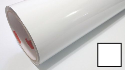 1 Roll 30&#034; X 10&#039; Gloss White Oracal 651 Sign Making Vinyl Craft &amp; Hobby Cutting