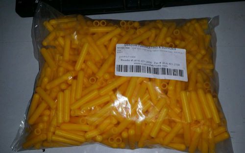 500 ~ Yellow Silicone Caps ~ SC234-1500 ~ .234&#034; ID x 1.50&#034; Long ~ Temps to 600