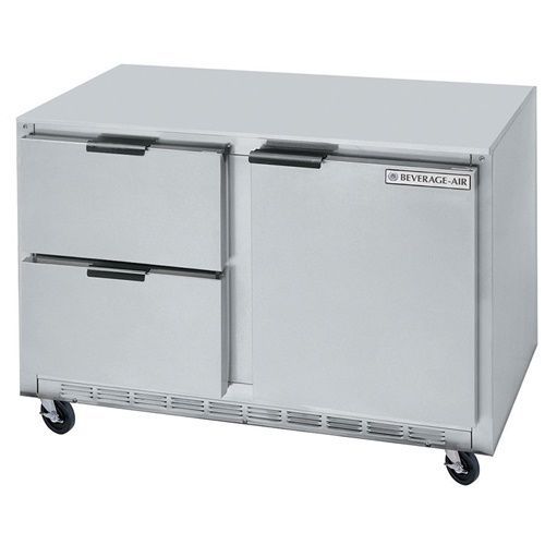Beverage-air ucfd60a-2 60&#034; undercounter freezer with 2 drawers and 1 door... for sale
