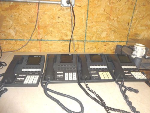LOT of 4 Inter-Tel Axxess 550.4500 Business Phones black