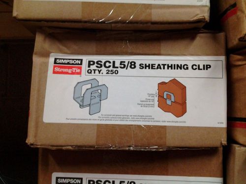 5/8&#034; Plywood / OSB Clips (box of 250) Simpson Strong Tie PSCL 5/8