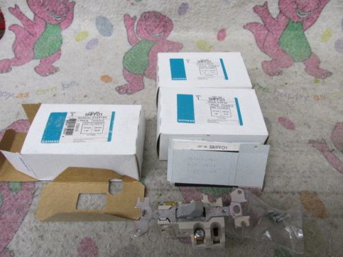 Siemens SMFF01 Manuel Starter Single Pole Toggle Switches = 3 switches