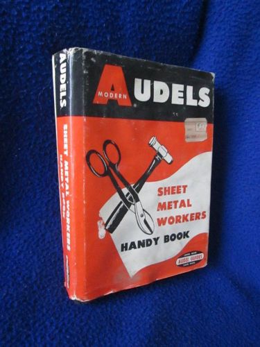 1962 audels sheet metal workers handy book hard cover for sale