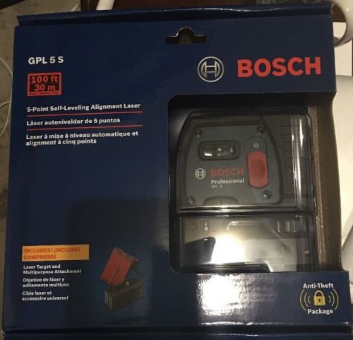 Bosch GPL 5S 5-Point Self-Leveling Alignment Laser