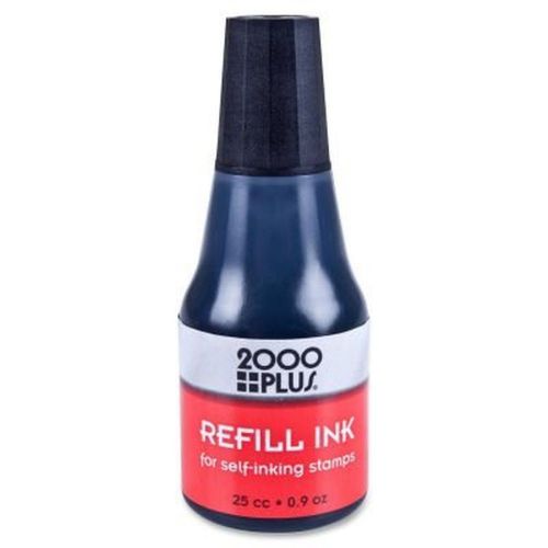 Cosco Self-Inking Stamp Ink Refill Ink 25 cc 0.9 oz. (Black)