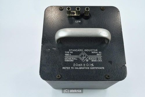 Genrad general radio gr 1482-j 20 mh standard inductor  tested for sale