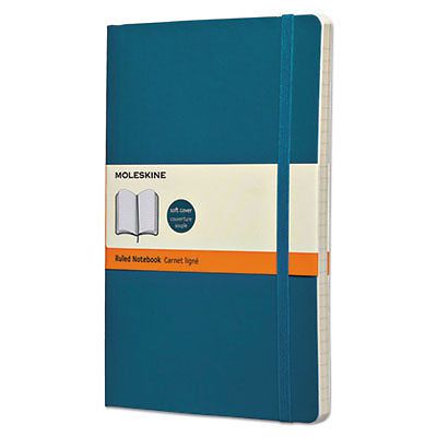 Classic Softcover Notebook, Ruled, 8 1/4 x 5, Underwater Blue Cover, 192 Sheets