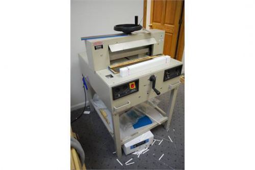 TRIUMPH 18&#034; PAPER CUTTER WITH STAND &amp; EXTRA BLADE