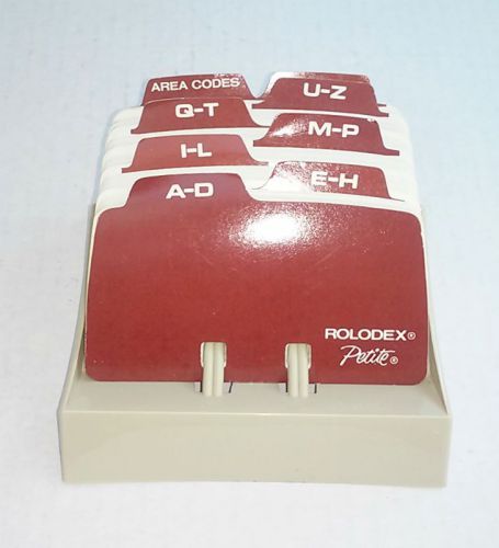 Vintage Rolodex S300 Petite Telephone/Address Index - Never Used Mint Condition