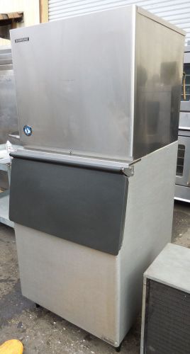Commercial ice maker, hoshizaki kml631mrh, head with remote condenser on bin for sale