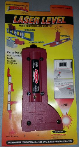 Laser Level attachment tool turns any level into a laser level by Maxall America