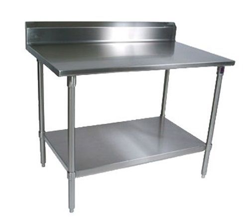 John Boos ST4R5-2496SSK Work Table - 96&#034; 96&#034;W x 24&#034;D stainless steel