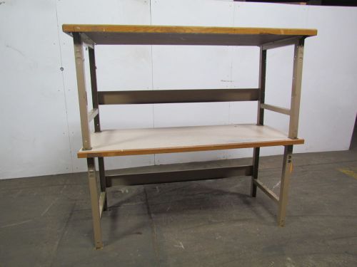 Industrial workbench 1-3/4x30x72 composit top w/laminate cover lot of 2 for sale