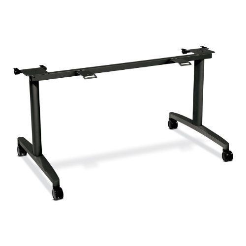 Hon Huddle Table Base with Table Tops  30 by 60-Inch  72-Inch  Charcoal