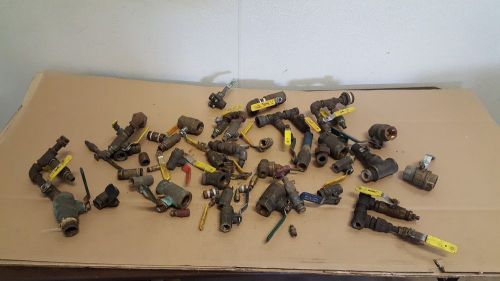 Vintage Lot of  Brass Valves &amp; etc -  Siral appolo and other brands