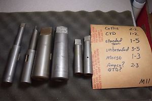 Morse Taper Adapter Reducing Sleeve Holder drill chuck arbor 1 2 3 5 MT Lot M11