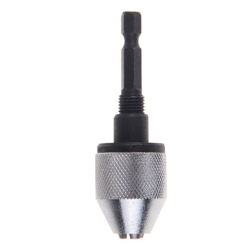 1/4&#034; 0.3-6.5mm quick change keyless drill bit chuck hex shank adapter converter for sale