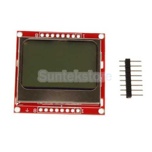 84*48 lcd display screen module red backlight for nokia 5110 for msp430 for sale