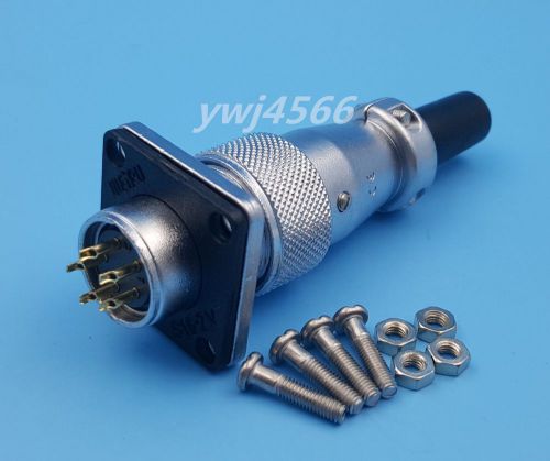 1pcs ws16-5 metal aviation panel mounting connectors with plastic hose for sale