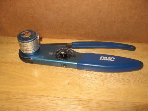 Daniels DMC Crimping Tool M22520/1-01 With Attached Positioner M22520/1-02 Crimp