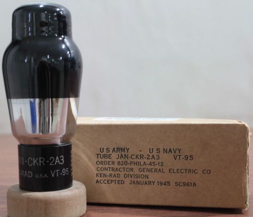 2a3 vt-95 jan kan-rad black coated glass made in usa amplitrex at1000 #762012 for sale