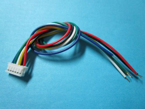 60 pcs 1.5mm 6 Pin Female Polarized Connector with 28AWG 5.9inch 150mm Leads