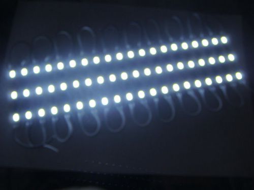 New 200PCS DC12V SMD 5630 super bright 3 LEDs White Color Waterproof LED Module