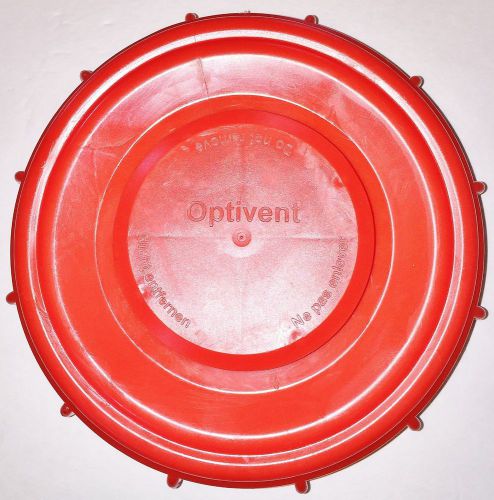 275-330 gn ibc tote tank vented 6&#034; cover lid cap schutz mauser &amp; most other red for sale
